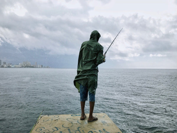 Rain and Fisherman